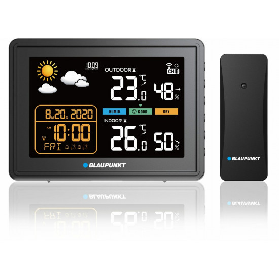 Weather station with outdoor sensor Blaupunkt WS30BK