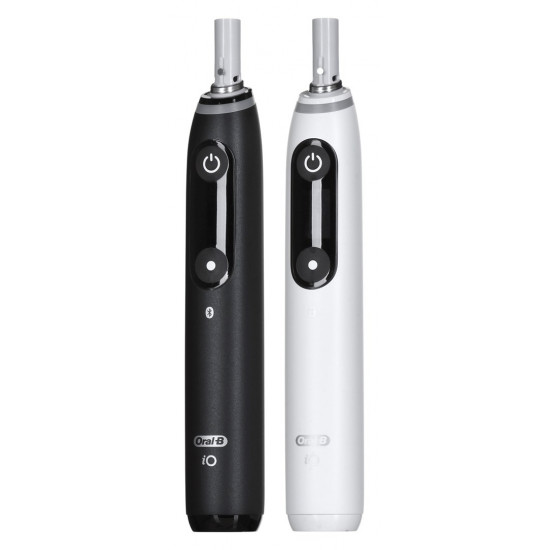 Braun Oral-B iO7 DuoPack Black + White electric toothbrush