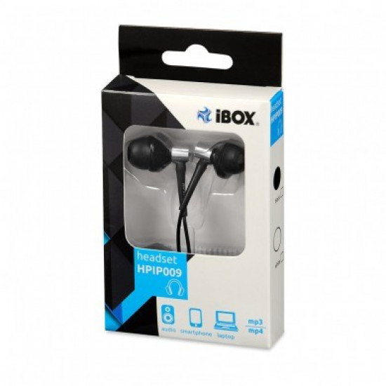 iBox SHPIP009B headphones/headset Wired In-ear Music Black