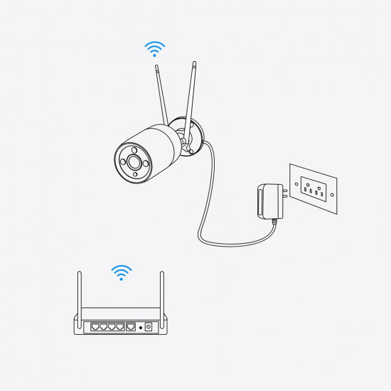 Reolink W430 - 4K Outdoor Camera, Next-Gen Wi-Fi 6, 5X Optical Zoom, Person/Vehicle/Animal Detection, Color Night Vision