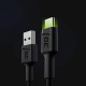 Green Cell KABGC06 USB cable 1.2 m USB A USB C Black