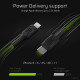 Green Cell KABGC07 lightning cable 1 m Black