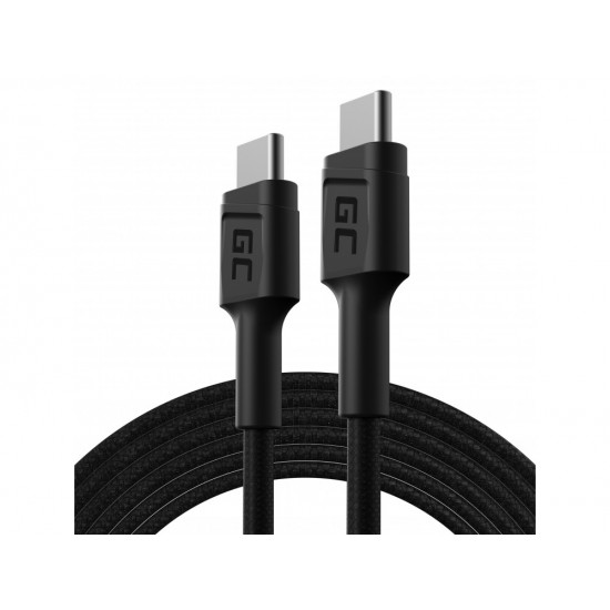 Green Cell KABGC29 USB cable USB 2.0 2 m USB C Black