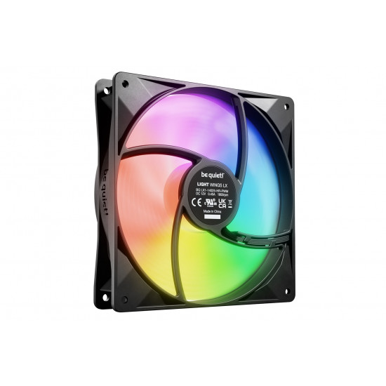 be quiet! LIGHT WINGS LX 140mm PWM high-speed Computer case Fan 14 cm Black 1 pc(s)