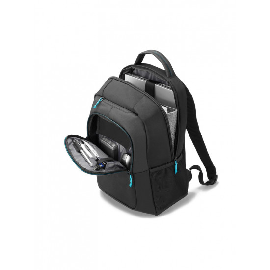 DICOTA Spin backpack Black, Blue Polyester