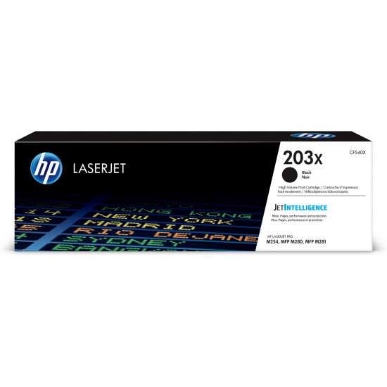 HP 203X - Hojtydende - sort - original