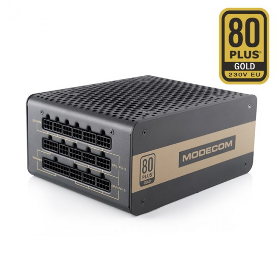 Modecom Volcano 850 Gold power supply unit 850 W ATX Black