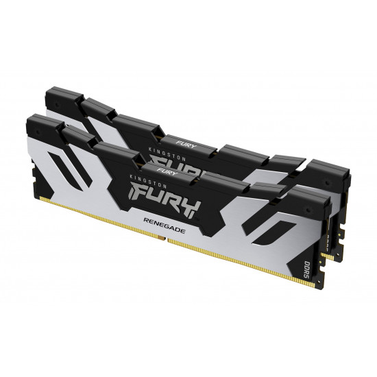 Kingston Technology FURY 32GB 6000MT/s DDR5 CL32 DIMM (Kit of 2) Renegade Silver