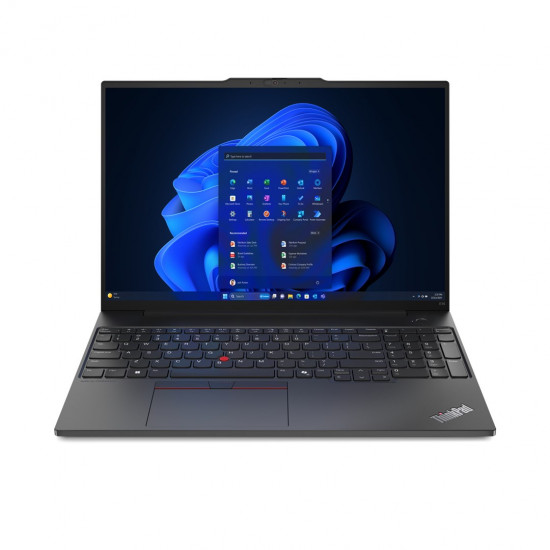 Lenovo ThinkPad E16 AMD Ryzen 5 7535HS Laptop 40.6 cm (16") WUXGA 16 GB DDR5-SDRAM 512 GB SSD Wi-Fi 6E (802.11ax) Windows 11 Pro Black