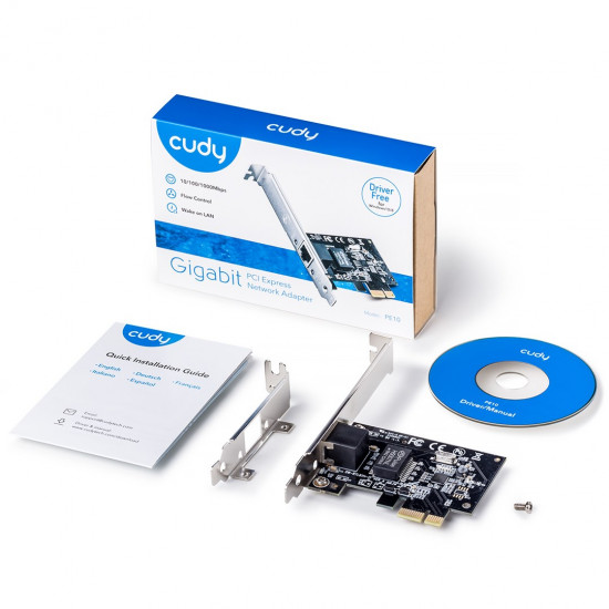 Cudy PE10 network card Internal Ethernet 1000 Mbit/s