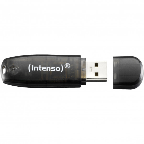 MEMORY DRIVE FLASH USB2 16GB/BLACK 3502470 INTENSO