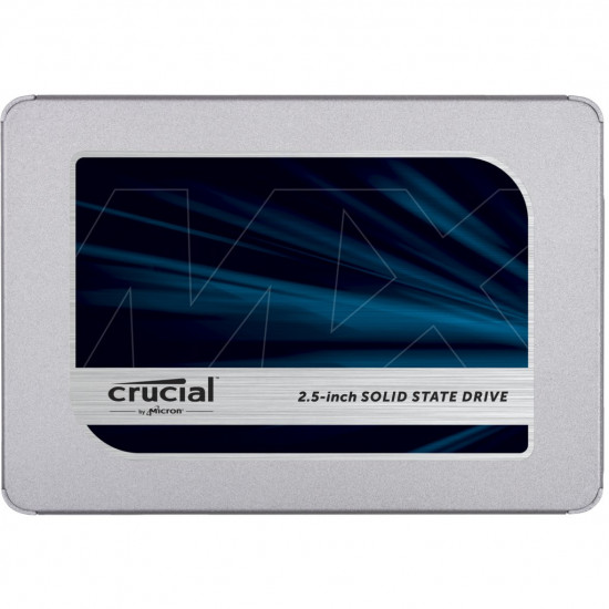 SSD|CRUCIAL|MX500|1TB|SATA 3.0|TLC|Write speed 510 MBytes/sec|Read speed 560 MBytes/sec|2,5