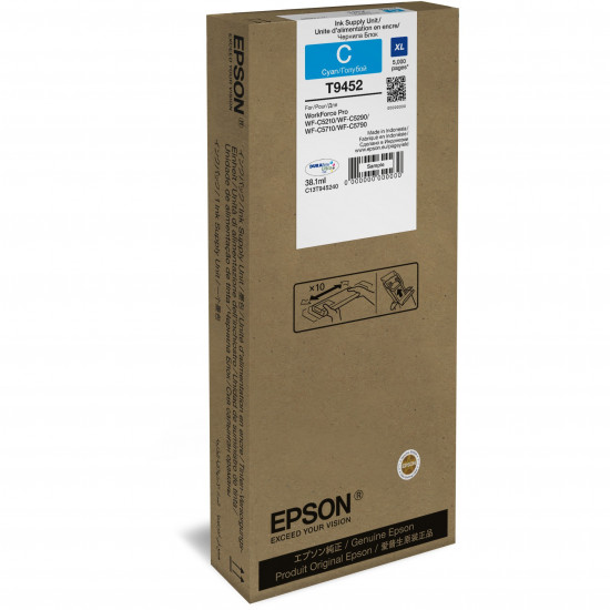 TIN Epson Tinte T9452 XL C13T945240 Cyan bis zu 5.000 Seiten