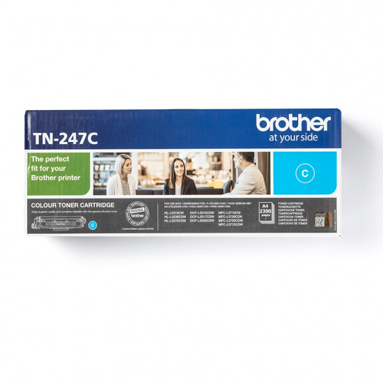 TON Brother Toner TN-247C Cyan bis zu 2.300 Seiten nach ISO/IEC 19798