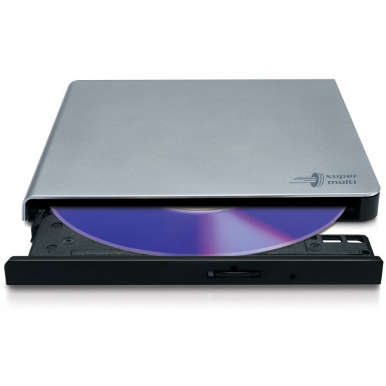 Externer DVD-Brenner HLDS GP57ES40 Slim USB silver