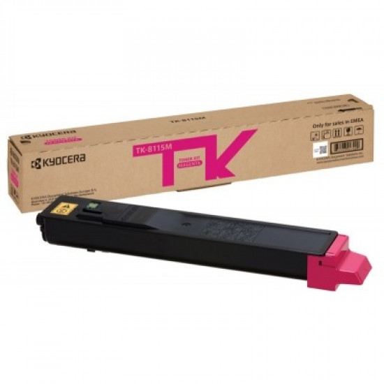 TON Kyocera Toner TK-8115M Magenta bis zu 6.000 Seiten gem. ISO/IEC 19798