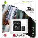 32GB Kingston Canvas Select Plus MicroSDHC 100MB/s +Adapter