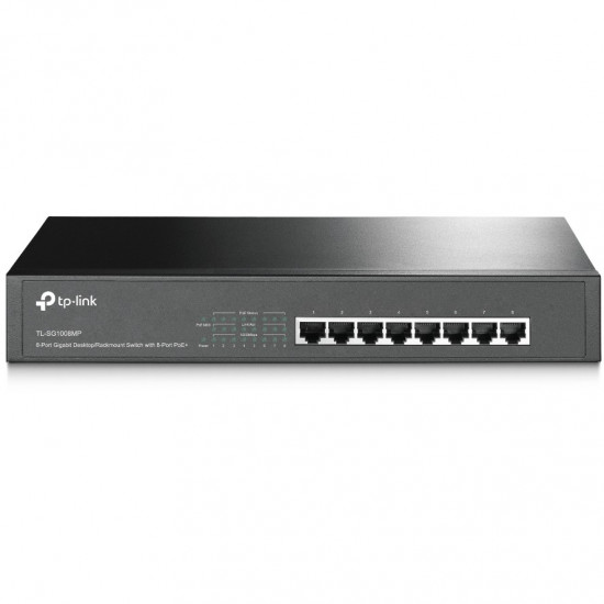 TL-SG1008MP - 8-Port Gigabit Switch with 8-Port PoE+