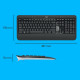 Logitech MK540 Advanced - Tastatur-und-Maus-Set US - Keyboard layout might be German