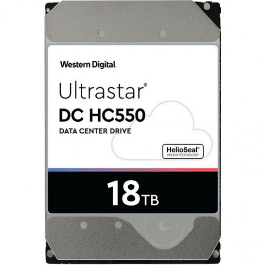 HDD|WESTERN DIGITAL ULTRASTAR|Ultrastar DC HC550|WUH721818ALE6L4|18TB|SATA 3.0|512 MB|7200 rpm|3,5