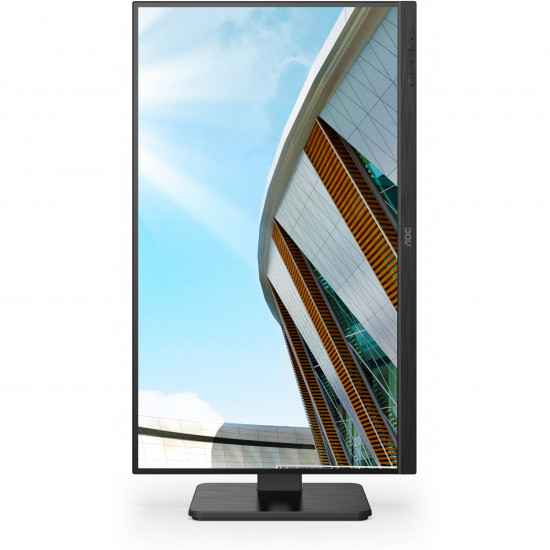 68,6cm/27'' (2560x1440) AOC Q27P2Q 4ms 16:9 USB HDMI DisplayPort Speaker Pivot Quad HD Black