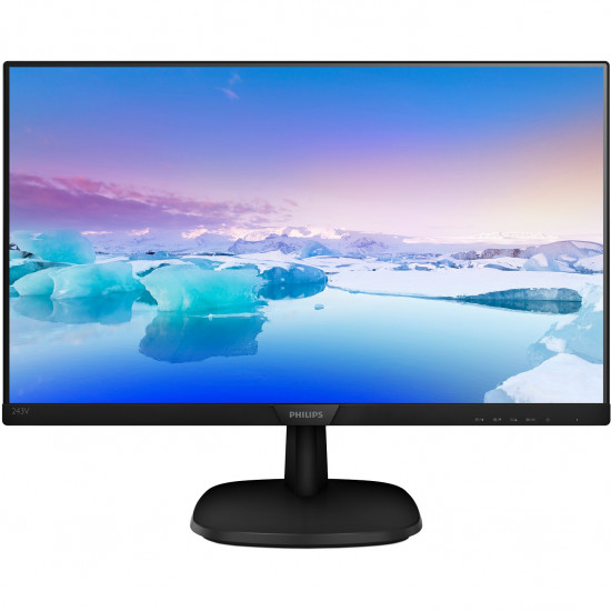 60,5cm/24'' (1920x1080) Philips V-Line 243V7QDSB 5ms IPS 16:9 VGA DVI HDMI VESA Full HD Black