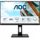 68,6cm/27inch (1920 x 1080) AOC 27P2Q Full HD 4ms IPS HDMI VGA DVI DP USB 16:9 Black