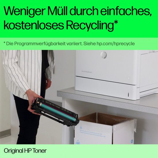 TON HP Toner 216A W2411A Cyan bis zu 850 Seiten