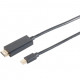 mini DisplayPort HDMI (ST-ST) 1.2 2m Black
