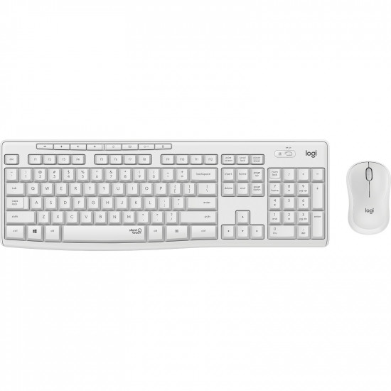 Logitech MK295 Silent wireless Combo white QWERTZ DE