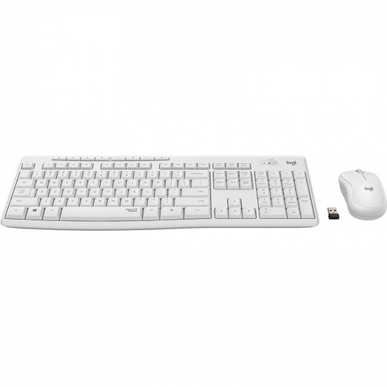 Logitech MK295 Silent wireless Combo white QWERTZ DE