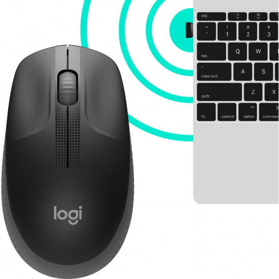 Logitech M190 optisch wireless Black