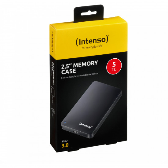 2,5 5TB Intenso Memory Case USB 3.0-3.2 Gen1 (3.1 Gen 1) black