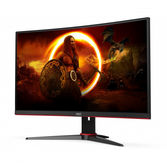 59,9cm/23,6'' (1920x1080) AOC Gaming C24G2AE/BK 16:9 1ms 165Hz VESA Speaker Full HD Red/Black