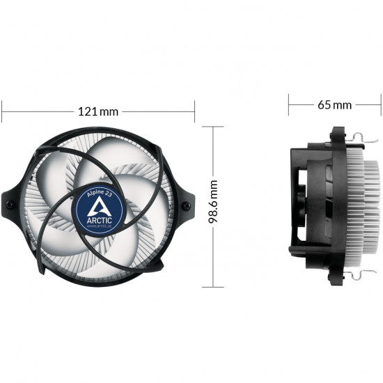 Cooler AMD Arctic Alpine 23 |AM4, AM5