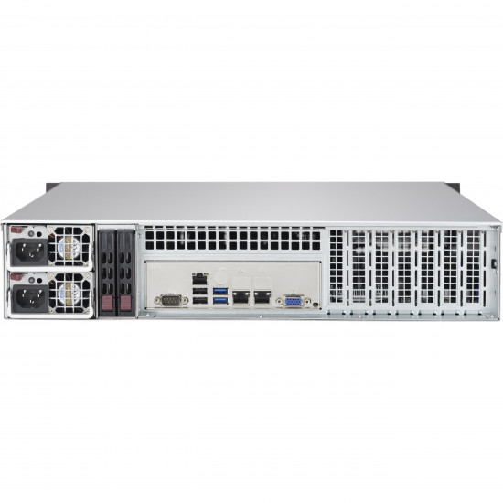 Supermicro SC825M BTQC-R802LPB - Rack-Montage - 2U - verbessertes - erweitertes ATX