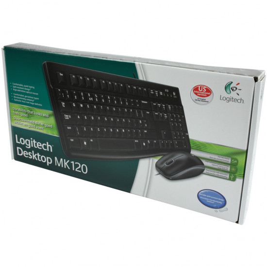 Logitech MK120 Corded Desktop US - Keyboard layout might be German