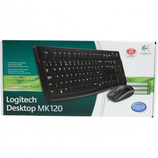 Logitech MK120 Corded Desktop US - Keyboard layout might be German