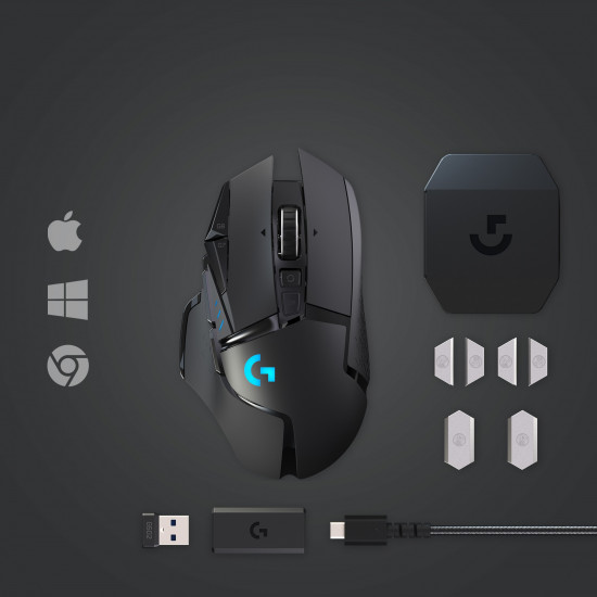 Logitech G G502 RF Wireless black