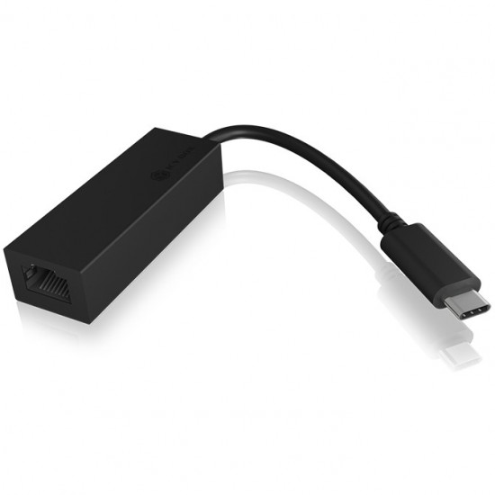 KAB Adapter ICY BOX USB-C Gigabit Ethernet LAN (ST-BU) Black