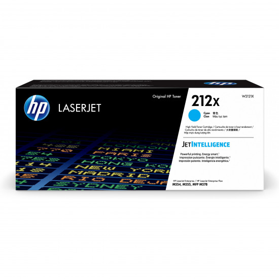 TON HP Toner 212X W2121X Cyan bis zu 10.000 Seiten