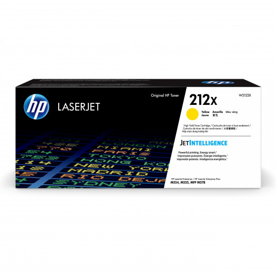 HP Toner 212X W2122X Gelb bis zu 10.000 Seiten