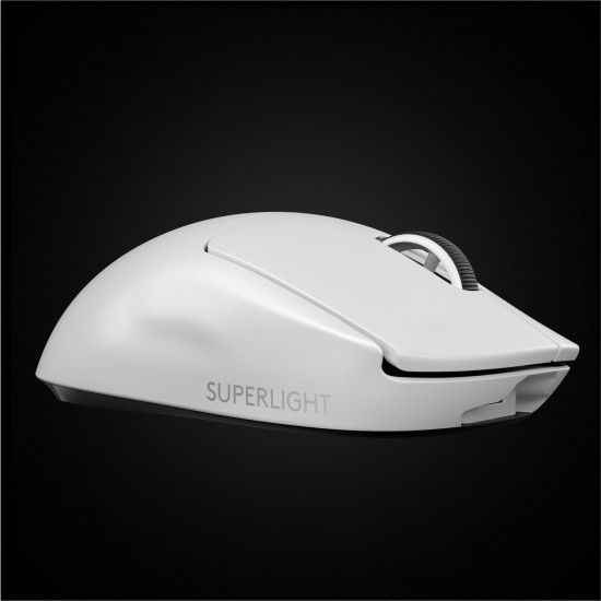 Logitech PRO X SUPERLIGHT LIGHTSPEED Wireless Gaming Mouse Optisch Wei 