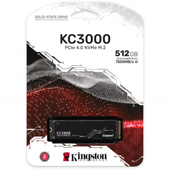 SSD M.2 512GB Kingston KC3000 NVMe PCIe 4.0 x 4