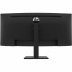 86,36cm/34'' (3440x1440) HP P34hc G4 Curved 21:9 5ms 60Hz HDMI DisplayPort USB-C VESA Speaker WQHD Black