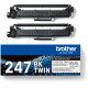 TON Brother Toner TN-247BKTWIN Schwarz 2er Pack bis zu 3.000 Seiten nach ISO/IEC 19798