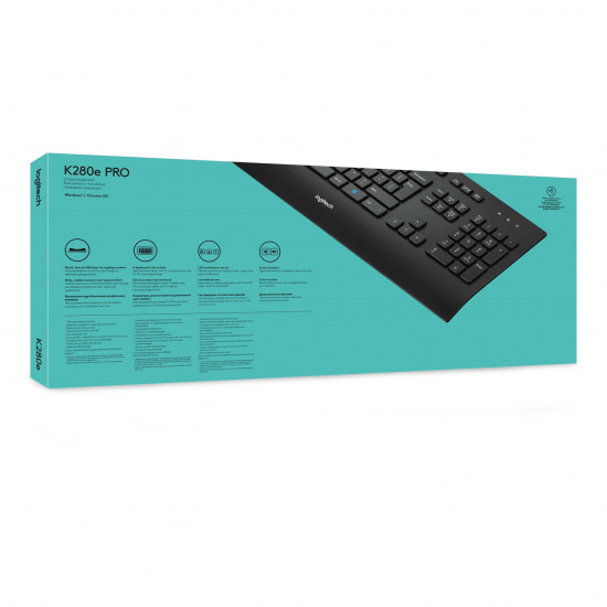 Logitech Corded K280e USB US Layout - Keyboard layout might be German