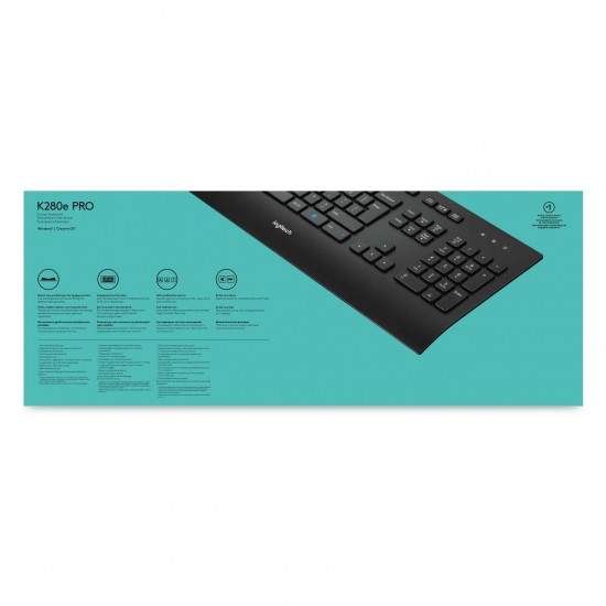 Logitech Corded K280e USB US Layout - Keyboard layout might be German