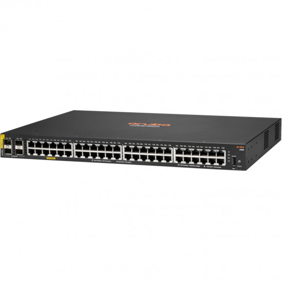 HP Enterprise Aruba 6100 48G PoE+ (370W) 4SFP+ Switch M RM