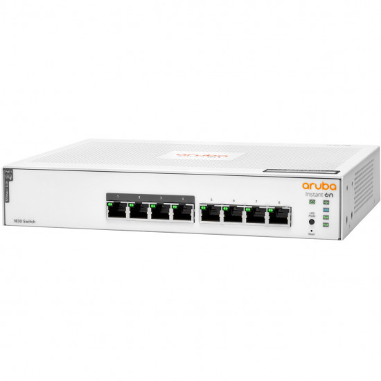 HP Enterprise Aruba Instant On 1830 8G PoE+ (65W) Switch